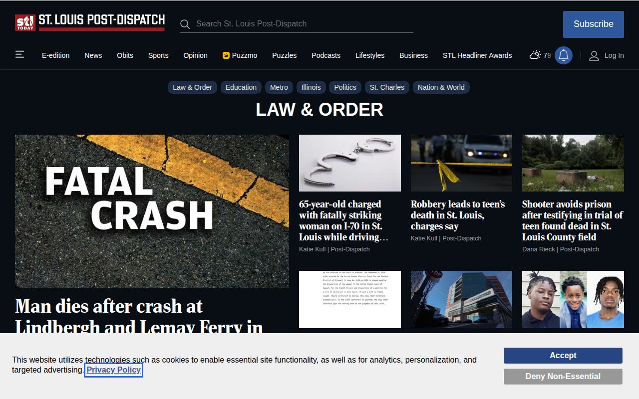 St. Louis crime and court news related to recent arrests
